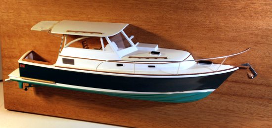 BlueStar 29.9 half hull yacht model BlueStar 29.9 half hull yacht model