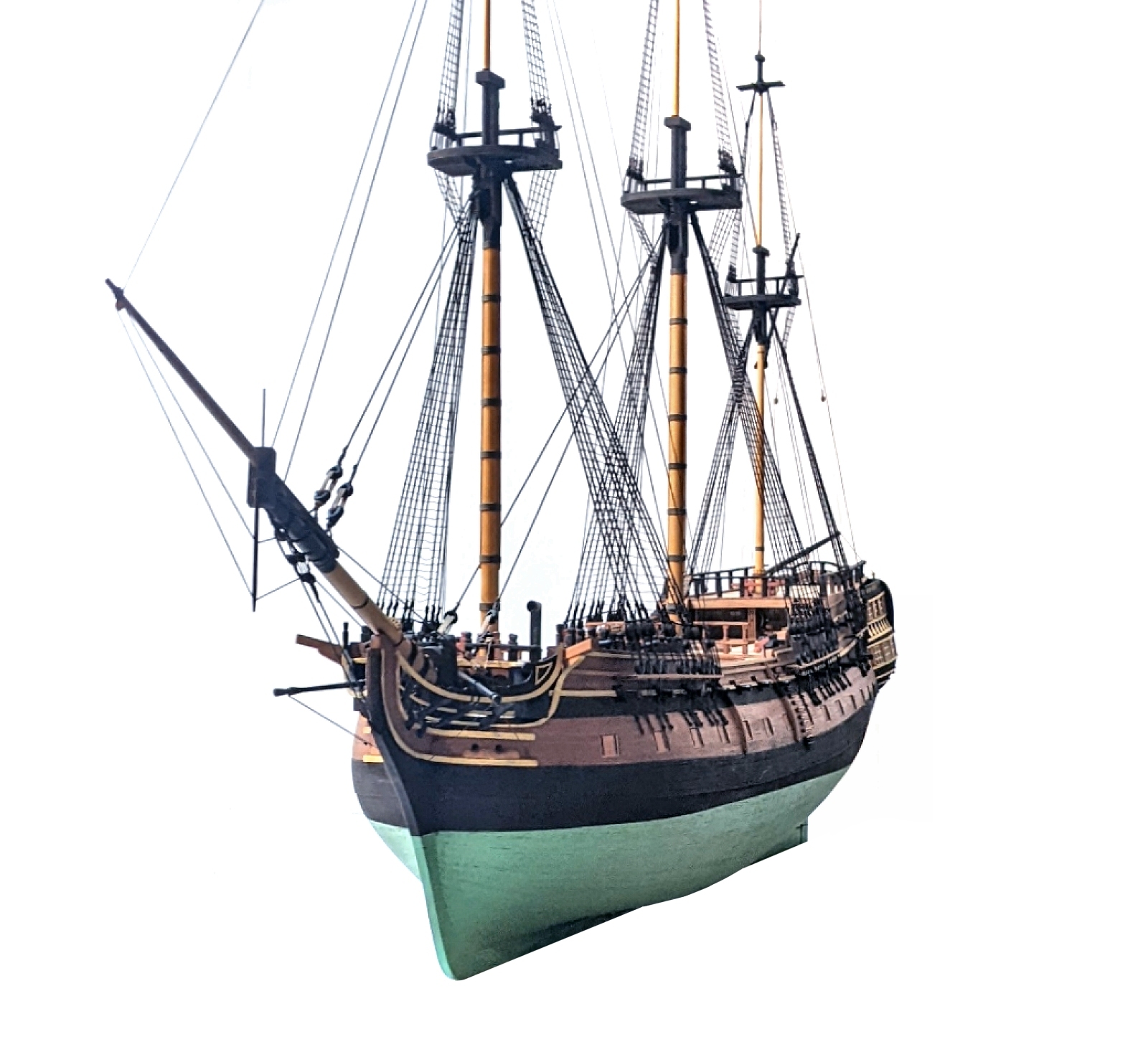 Rigging development on Vanguard model