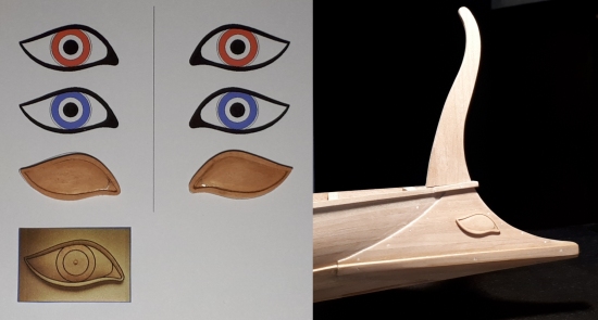 Eyes of a Trireme Image showing the eyes of a trireme