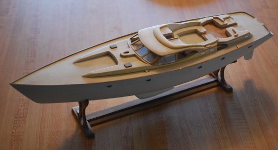 Oyster 82 - model construction Image of sailboat Model