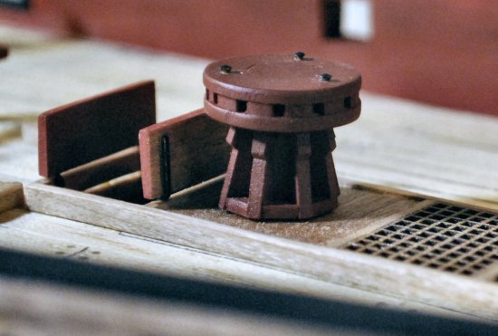 18th century capstan model Image of an 18th century capstan