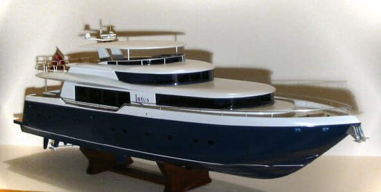 Johnson 87' Fly-bridge yacht model Johnson 87' Fly-bridge yacht model
