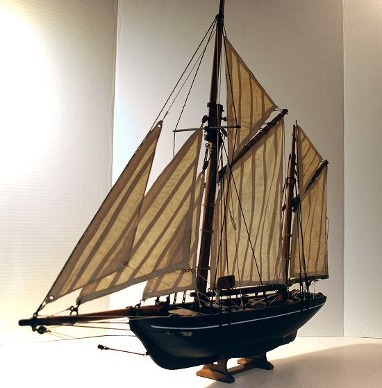 English Smack model after restoration After restoration
